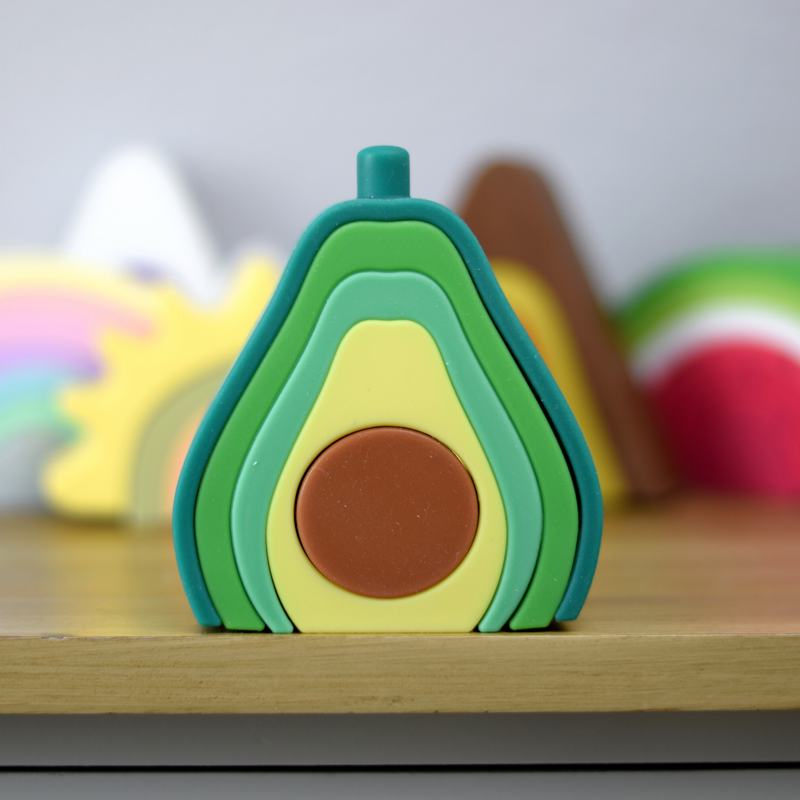 Silicone Avocado Stacker-stacker-Rosie Bee Store