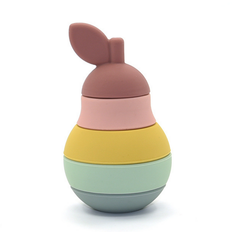 silicone pear stacker by rosie bee